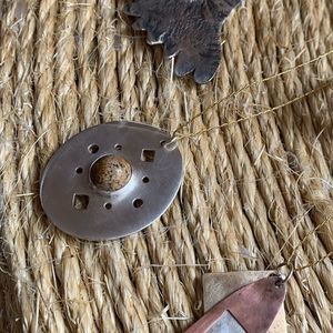 Sterling silver pendant with semi precious stone